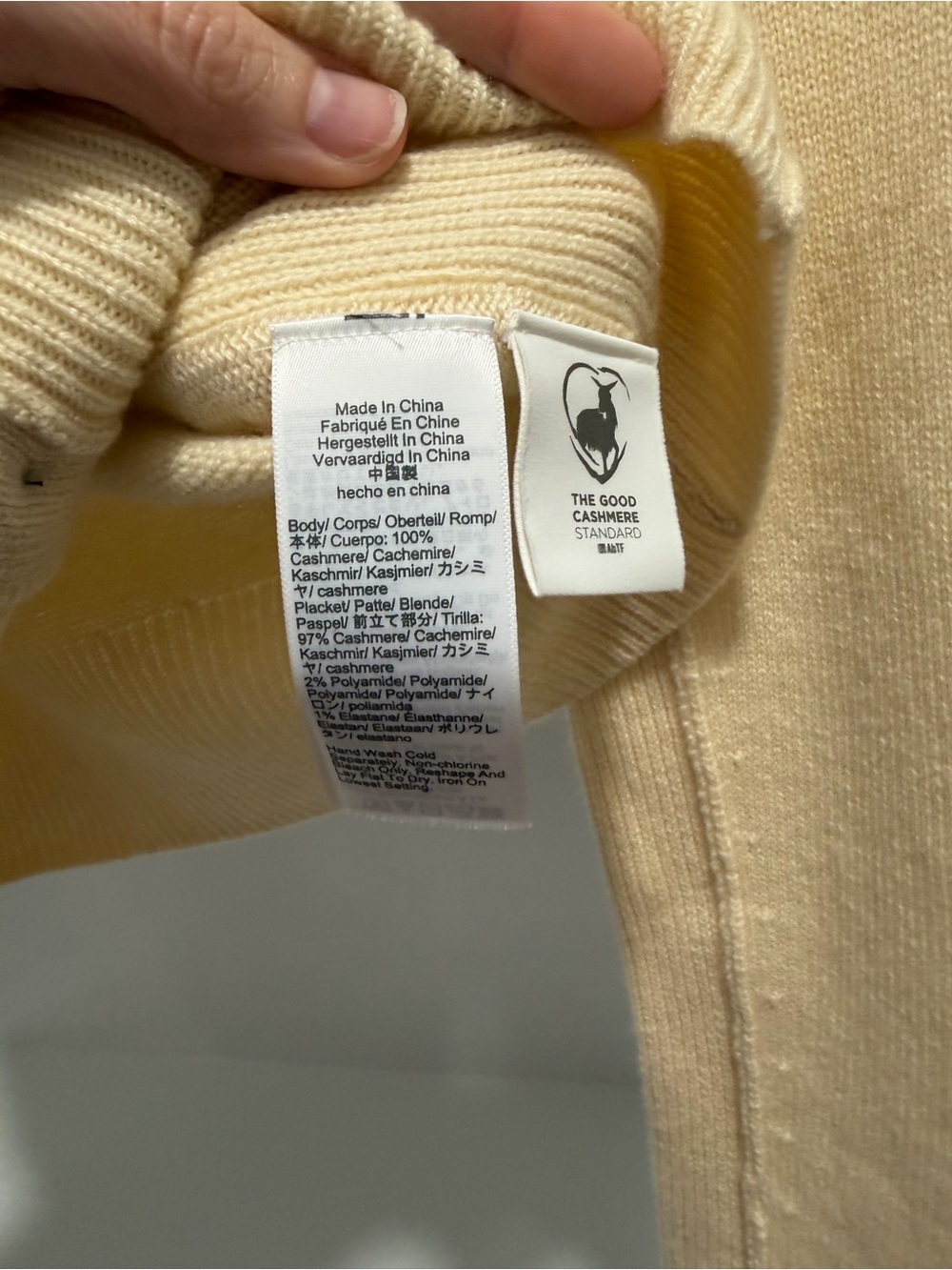 Madewell Cashmere Button- Front Cardigan Sweater in Lemon Size XXS $198 NS663 - Picture 8 of 8